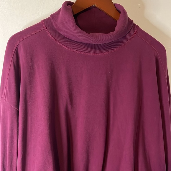 Sweaty Betty Melody Luxe Fleece Pullover Amaranth Pink Sz 10 Sweatshirt - Picture 2 of 10
